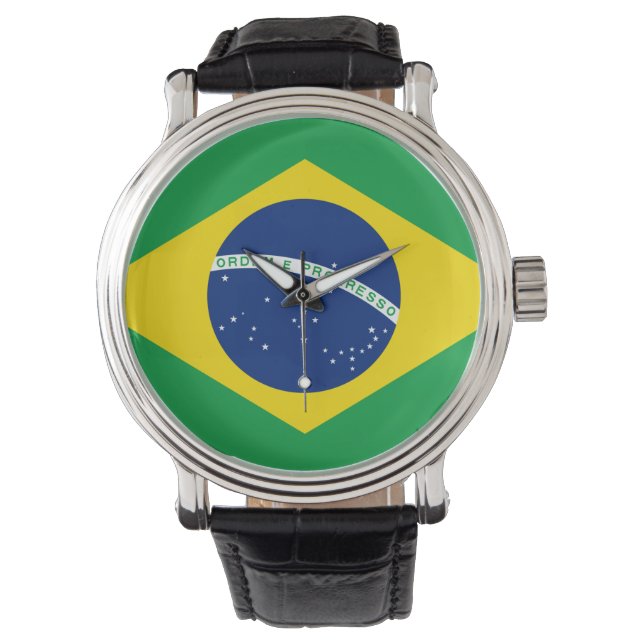 Brazilië vlag eWatch Horloge (Voorkant)