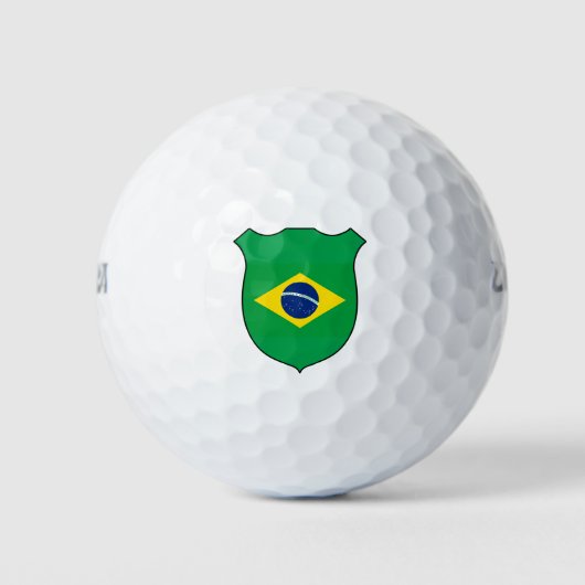 Brazilië vlag Grand Patriotic Golfballen (Voorkant)
