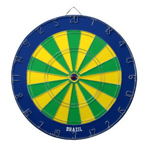 Brazilië Vlag Patriot's Bullseye Dartbord
