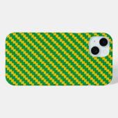 Brazilië vlag patroon Case-Mate iPhone case (Achterkant (horizontaal))
