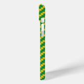 Brazilië vlag patroon Case-Mate iPhone case (Achterkant / Links)