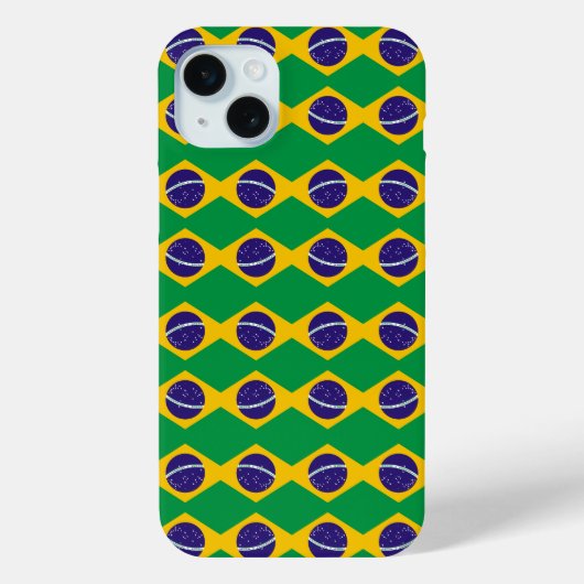 Brazilië vlag patroon Case-Mate iPhone case (Achterkant)