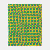 Brazilië vlag patroon fleece deken (Voorkant)