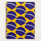 Brazilië vlag patroon planner (Voorkant)