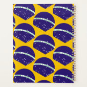 Brazilië vlag patroon planner (Achterkant)