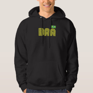 Brazilië Vlag Retro International Land Brasil Pri Hoodie
