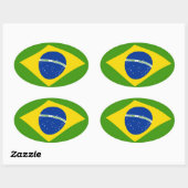 Brazilië Vlag Sticker (Vel)