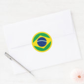 Brazilië vlag Sticker (Envelop)