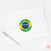 Brazilië vlag Sticker (Envelop)