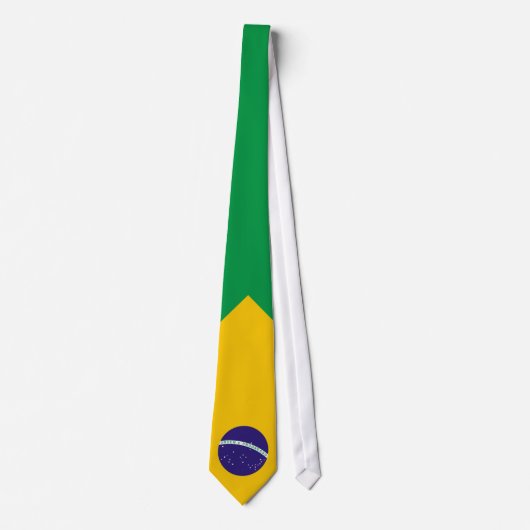Brazilië vlag stropdas (Voorkant)