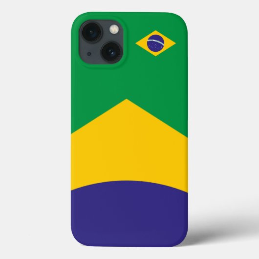 Brazilië Vlag Thema Case-Mate iPhone Case (Achterkant)