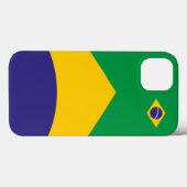 Brazilië Vlag Thema Case-Mate iPhone Case (Achterkant (horizontaal))