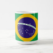 Brazilië: vlag van Brazilië Koffiemok (Center)
