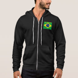 Brazilië Vlag WK 2022 Football Voetbal Hoodie