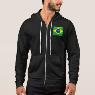 Brazilië Vlag WK 2022 Football Voetbal Hoodie