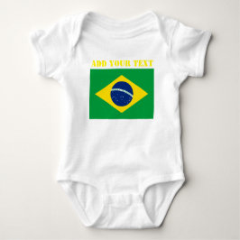 Brazilië Vlag WK 2022 Football Voetbal Romper
