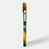 Brazilië vlag zijde textuur Case-Mate iPhone case (Achterkant / Links)