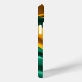 Brazilië vlag zijde textuur Case-Mate iPhone case (Achterkant / Rechts)