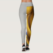 Brazilië vlag zijde textuur leggings (Achterkant)