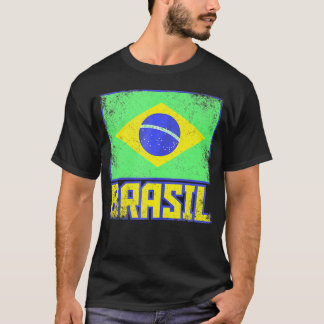 Brazilië Vlaggenland Braziliaanse Pride T-shirt