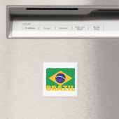Brazilië Vlagmagneet Magneet (Insitu (Vaatwasser))