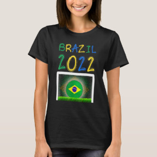 Brazilië Voetbal 2022 Braziliaanse vlag Futebol Gr T-shirt