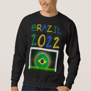 Brazilië Voetbal 2022 Braziliaanse vlag Futebol Gr Trui