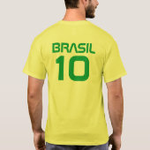 Brazilië Voetbal 2024 T-shirt (Achterkant)