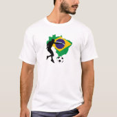 Brazilië Voetbal 5540 T-shirt (Voorkant)