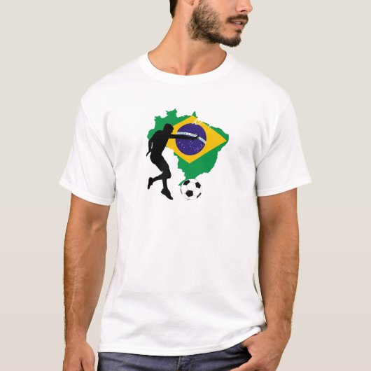 Brazilië Voetbal 5540 T-shirt (Voorkant)