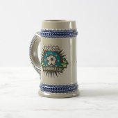 Brazilië Voetbal Bierpul (Voorkant links)