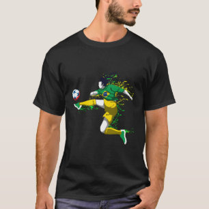 Brazilië Voetbal Braziliaans Nationaal Vlag Footba T-shirt