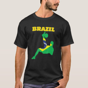 Brazilië Voetbal Brazilië Football Boy Braziliaans T-shirt