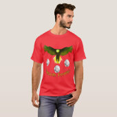 Brazilië Voetbal Eagle Mannen T-shirt (Voorkant volledig)