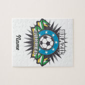 Brazilië Voetbal Legpuzzel (Horizontaal)