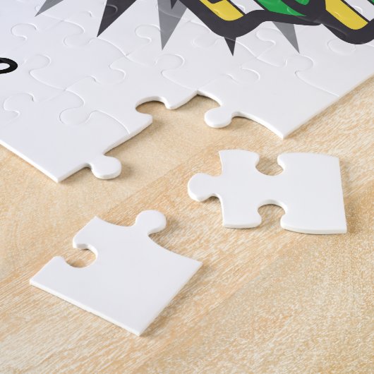 Brazilië Voetbal Legpuzzel (Zijkant)