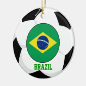 Brazilië Voetbal ornament 5 maal wereldkampioen vo (Links)
