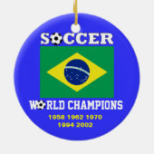 Brazilië Voetbal ornament 5 maal wereldkampioen vo (Achterkant)