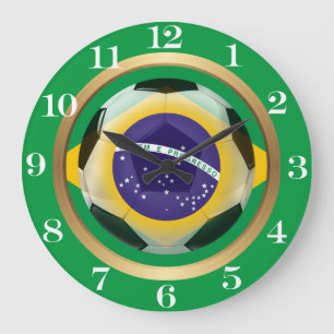 Brazilië / Voetbal van Brasil Grote Klok