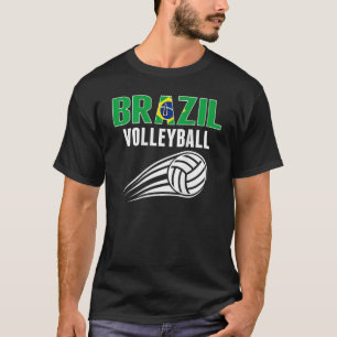 Brazilië Volleybal Liefhebbers Jersey Braziliaanse T-shirt