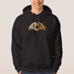 Brazilië Vrouwen Mannen Patriottische Braziliaanse Hoodie
