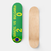 BRAZILIË VS BULGARIJE Skateboard (Voorkant)
