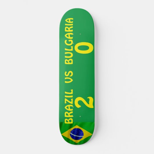 BRAZILIË VS BULGARIJE Skateboard (Voorkant)