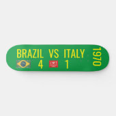 BRAZILIË VS ITALIË PERSOONLIJK SKATEBOARD (Horizontaal)