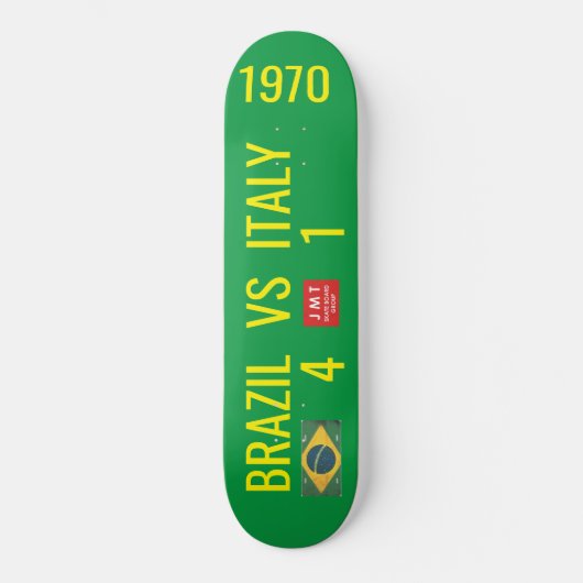 BRAZILIË VS ITALIË PERSOONLIJK SKATEBOARD (Voorkant)