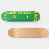 BRAZILIË VS TSJECHISCHE 8 1/4" Skateboard Deck (Horizontaal)