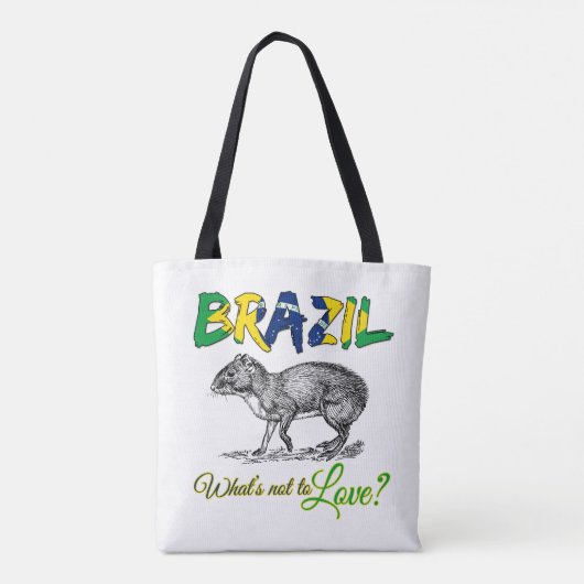 Brazilië - Wat is er niet om van Brasil te houden? Tote Bag (Achterkant)