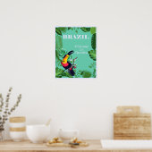  Brazilië Welkom bij Paradise Travel Poster (Keuken)