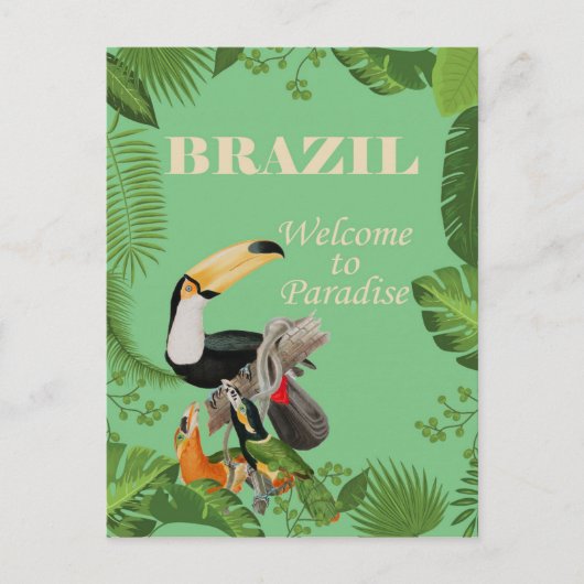 Brazilië, Welkom in het Paradijs, Briefkaart (Voorkant)