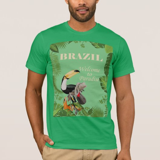 Brazilië, Welkom in het Paradijs, T-shirt (Voorkant)